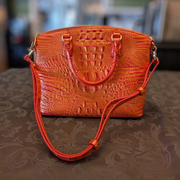 Brahmin Duxbury Satchel Dusty Orange NWT - Picture 8 of 10